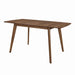Alfredo Rectangular Dining Table Natural Walnut - Home Discount Furniture - NJ-linden