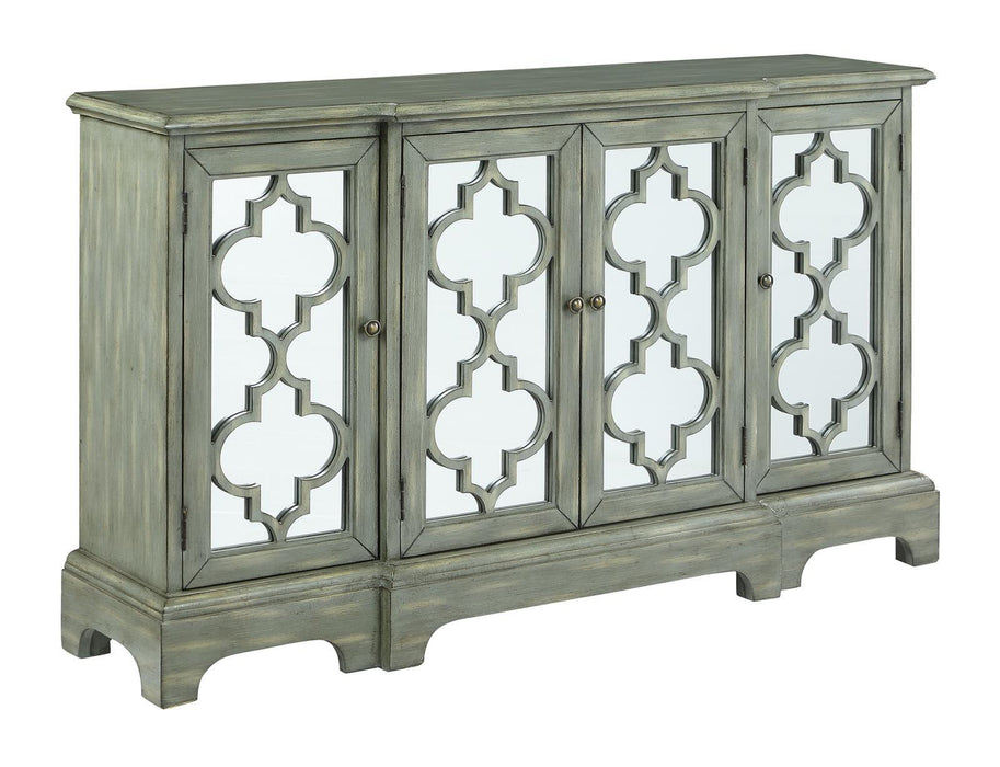 Erigeron 4-door Accent Cabinet Grey - Home Discount Furniture - NJ-linden