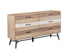 Marlow 6-drawer Dresser Rough Sawn Multi - Home Discount Furniture - NJ-linden