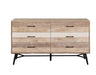 Marlow 6-drawer Dresser Rough Sawn Multi - Home Discount Furniture - NJ-linden