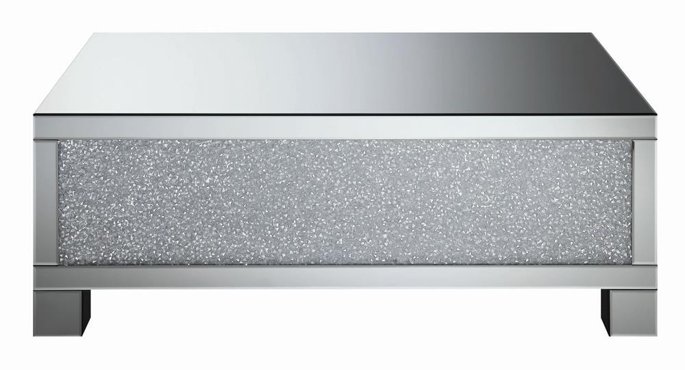 Gillian Rectangular Coffee Table Clear Mirror - Home Discount Furniture - NJ-linden