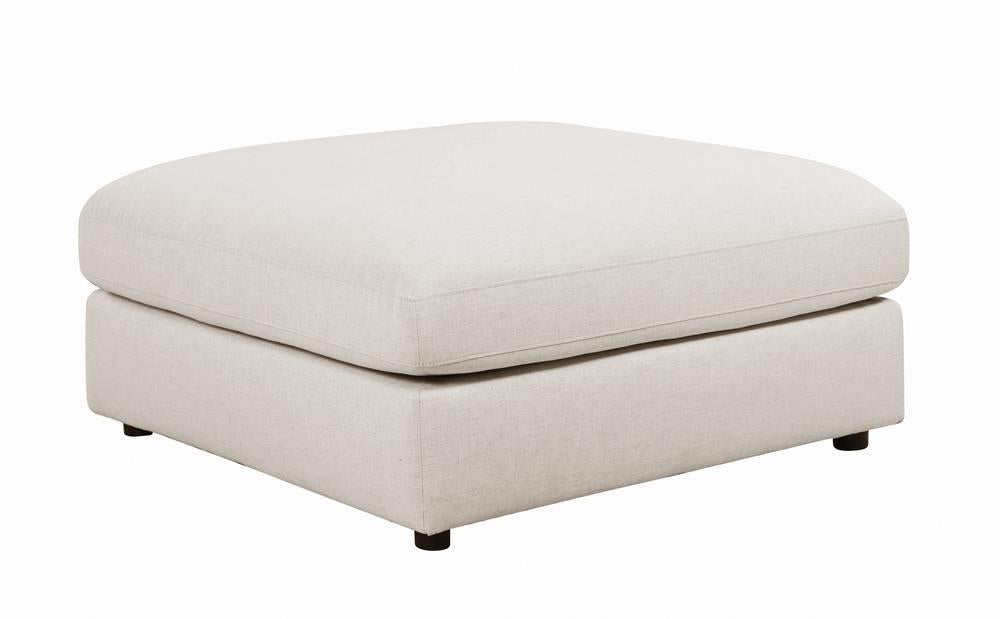 Serene Upholstered Rectangular Ottoman Beige - Home Discount Furniture - NJ-linden