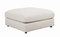 Serene Upholstered Rectangular Ottoman Beige - Home Discount Furniture - NJ-linden