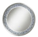 Lixue Round Wall Mirror with LED Lighting Silver - Home Discount Furniture - NJ-linden