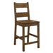 Coleman Counter Height Stools Rustic Golden Brown (Set of 2) - Home Discount Furniture - NJ-linden