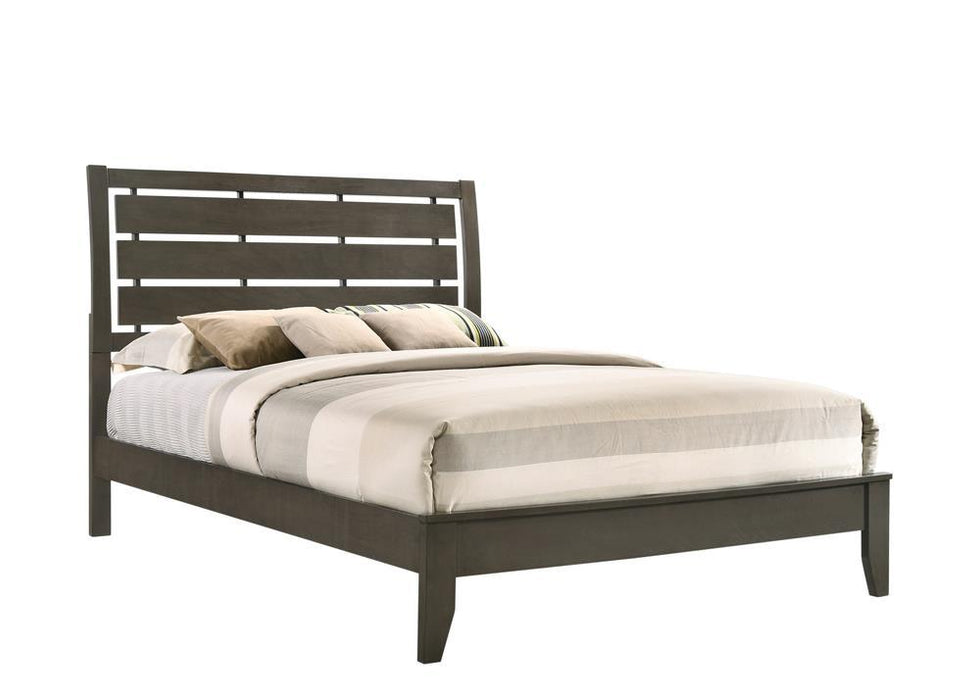 Serenity Queen Panel Bed Mod Grey - Home Discount Furniture - NJ-linden