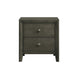 Serenity 2-drawer Nightstand Mod Grey - Home Discount Furniture - NJ-linden