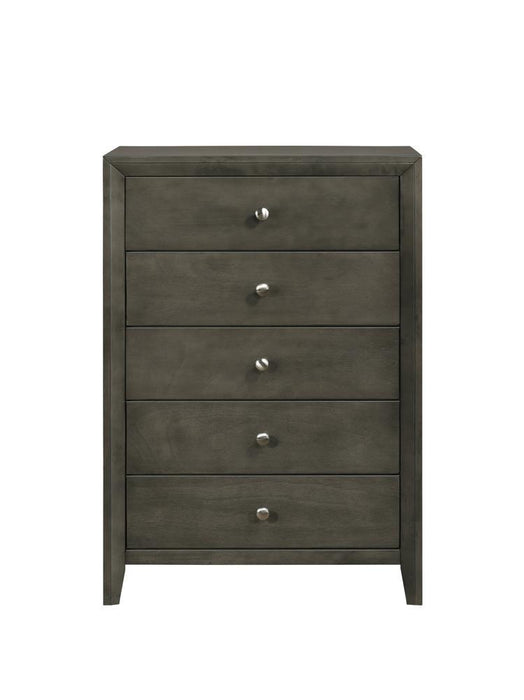Serenity 5-drawer Chest Mod Grey - Home Discount Furniture - NJ-linden