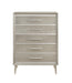Ramon 5-drawer Chest Metallic Sterling - Home Discount Furniture - NJ-linden