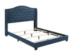 Sonoma Eastern King Camel Headboard with Nailhead Trim Bed Blue - Home Discount Furniture - NJ-linden