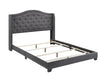 Sonoma Camel Back Queen Bed Grey - Home Discount Furniture - NJ-linden