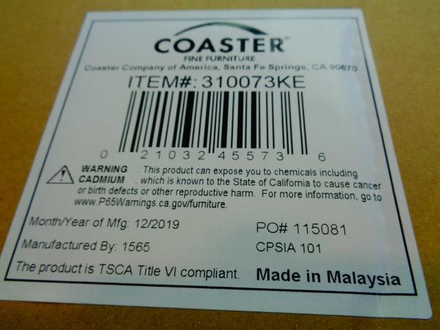 Sonoma Camel Back Eastern King Bed Beige - Home Discount Furniture - NJ-linden