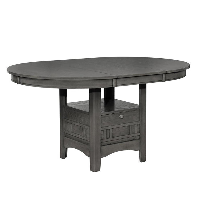 Lavon Dining Table with Storage Medium Grey - Home Discount Furniture - NJ-linden