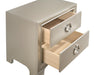 Salford 2-drawer Nightstand Metallic Sterling - Home Discount Furniture - NJ-linden