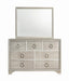 Salford Rectangular Dresser Mirror Metallic Sterling - Home Discount Furniture - NJ-linden