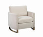 Corliss Upholstered Arched Arms Chair Beige - Home Discount Furniture - NJ-linden