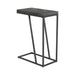 Sergio Chevron Rectangular Accent Table Rustic Grey - Home Discount Furniture - NJ-linden