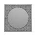 Theresa LED Wall Mirror Silver and Black - Home Discount Furniture - NJ-linden