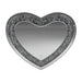 Aiko Heart Shape Wall Mirror Silver - Home Discount Furniture - NJ-linden