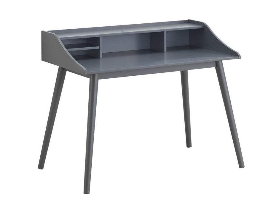 Percy 4-compartment Writing Desk Grey - Home Discount Furniture - NJ-linden