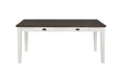 Kingman 4-drawer Dining Table Espresso and White - Home Discount Furniture - NJ-linden