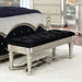 Heidi Upholstered Bench Metallic Platinum - Home Discount Furniture - NJ-linden