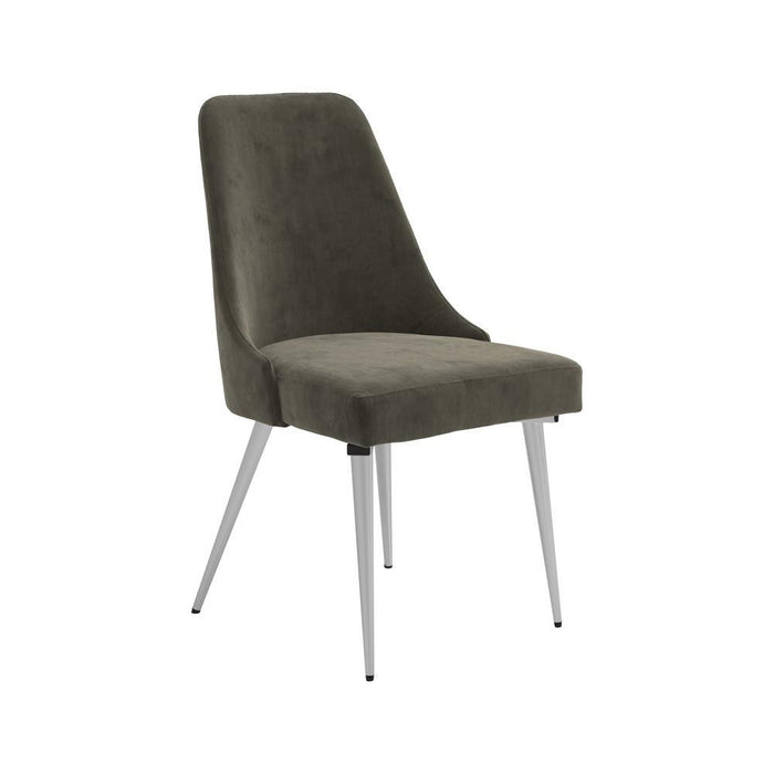 Cabianca Curved Back Side Chairs Grey (Set of 2) - Home Discount Furniture - NJ-linden