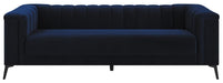 Chalet Tuxedo Arm Sofa Blue - Home Discount Furniture - NJ-linden