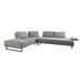 Arden 2-piece Adjustable Back Sectional Taupe - Home Discount Furniture - NJ-linden