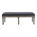 Alderwood Upholstered Bench French Grey - Home Discount Furniture - NJ-linden