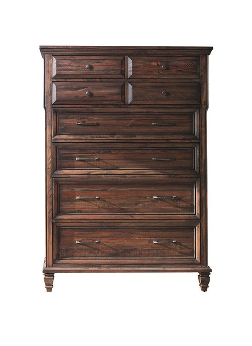 Avenue 8-drawer Chest Weathered Burnished Brown - Home Discount Furniture - NJ-linden