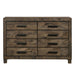 Woodmont 8-drawer Dresser Rustic Golden Brown - Home Discount Furniture - NJ-linden