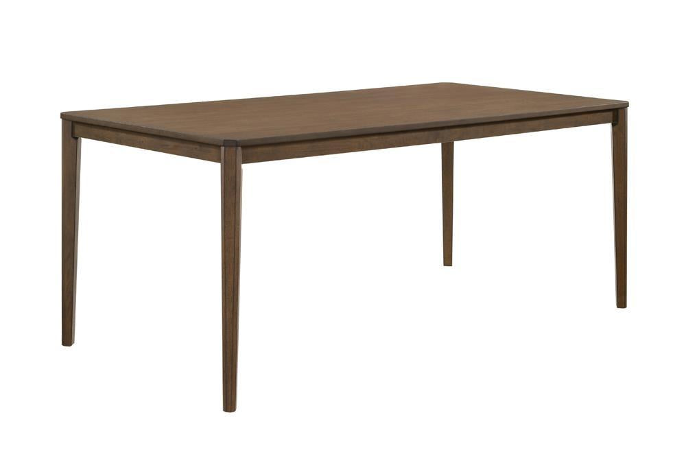 Wethersfield Dining Table with Clipped Corner Medium Walnut - Home Discount Furniture - NJ-linden
