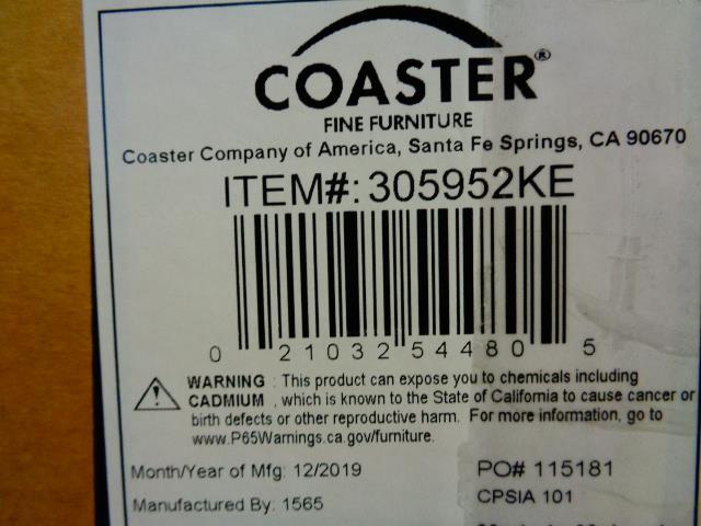 Fairfield Eastern King Upholstered Panel Bed Beige - Home Discount Furniture - NJ-linden