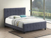 Fairfield Queen Upholstered Panel Bed Dark Grey - Home Discount Furniture - NJ-linden