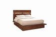 Winslow California King Bed Smokey Walnut and Coffee Bean - Home Discount Furniture - NJ-linden