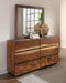 Winslow 6-drawer Dresser Smokey Walnut and Coffee Bean - Home Discount Furniture - NJ-linden