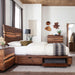Winslow Storage Eastern King Bed Smokey Walnut and Coffee Bean - Home Discount Furniture - NJ-linden