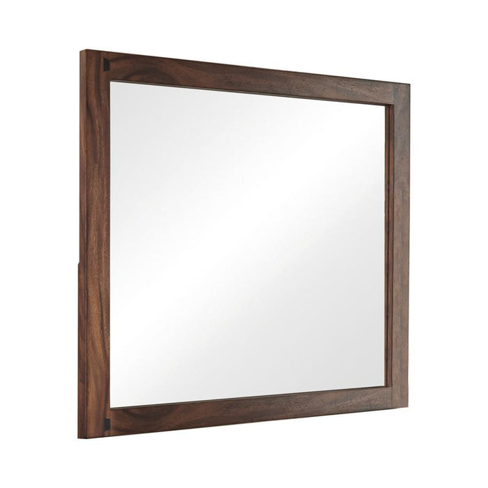 Winslow Dresser Mirror Smokey Walnut - Home Discount Furniture - NJ-linden