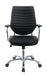 Chase High Back Office Chair Black and Chrome - Home Discount Furniture - NJ-linden