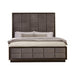 Durango Eastern King Upholstered Bed Smoked Peppercorn and Grey - Home Discount Furniture - NJ-linden