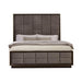 Durango California King Upholstered Bed Smoked Peppercorn and Grey - Home Discount Furniture - NJ-linden