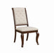 Brockway Tufted Dining Chairs Cream and Antique Java (Set of 2) - Home Discount Furniture - NJ-linden