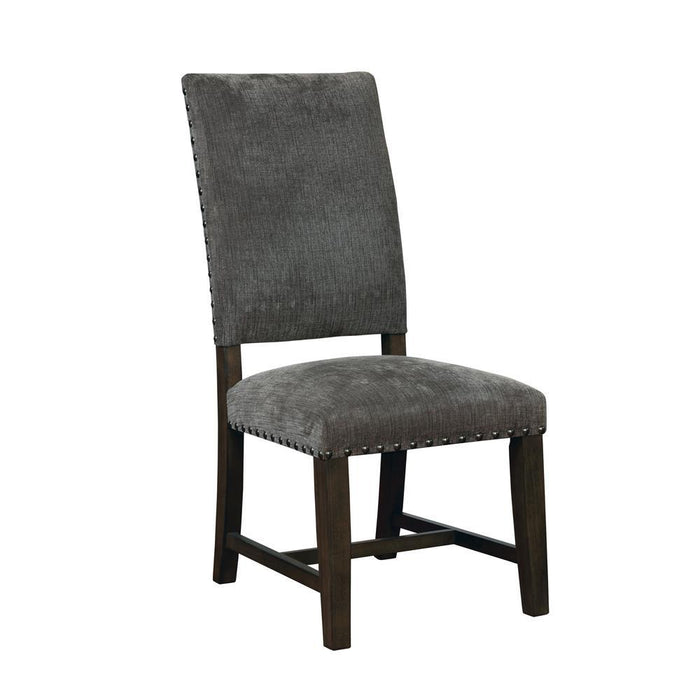 Twain Upholstered Side Chairs Warm Grey (Set of 2) - Home Discount Furniture - NJ-linden