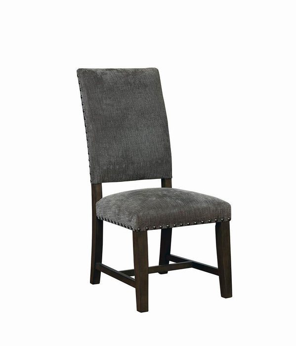 Twain Upholstered Side Chairs Warm Grey (Set of 2) - Home Discount Furniture - NJ-linden