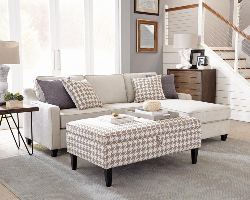 Mcloughlin Upholstered Sectional Platinum - Home Discount Furniture - NJ-linden