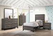 Watson Twin Panel Bed Grey Oak - Home Discount Furniture - NJ-linden