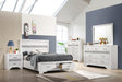 Miranda Full Storage Bed White - Home Discount Furniture - NJ-linden