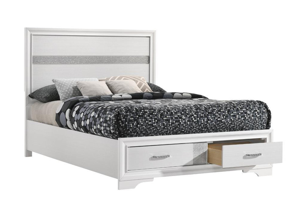 Miranda Full Storage Bed White - Home Discount Furniture - NJ-linden