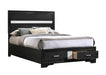 Miranda Full Storage Bed Black - Home Discount Furniture - NJ-linden